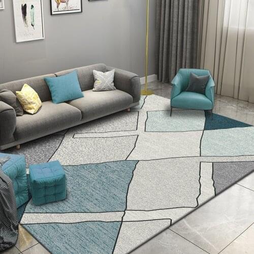 European Style Living Room Carpet Bedroom Sofa Coffee Table Floor Mat Nordic Floor Decoration Study Childrens Room Floor Mat