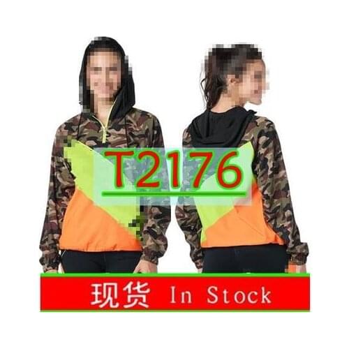 New ARRIVEL tops clothes women tshirt long sleeve Vibes Zip-Up Jacket Coat T2176