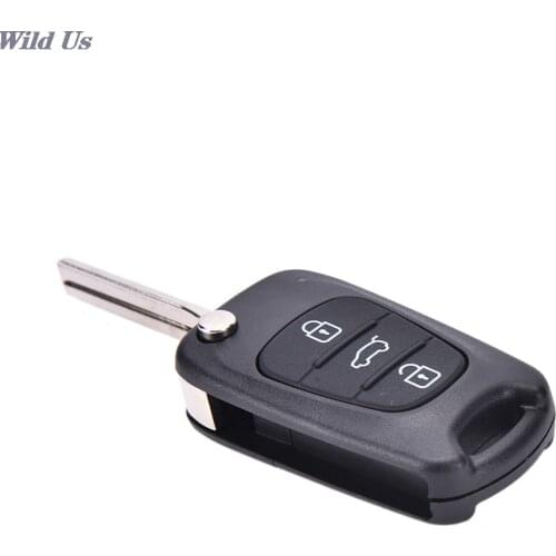 New Remote Folding Key Shell Case 3 Buttons Fob For Hyundai I20 I30 IX35 I35