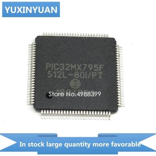 PIC32MX795F512L-80I/PT PIC32MX795F512L 80I/PT PIC32MX795F512L80I/PT PIC 32MX795F512L-80I/PT PIC32MX795F512 32MX795F512 TQFP100