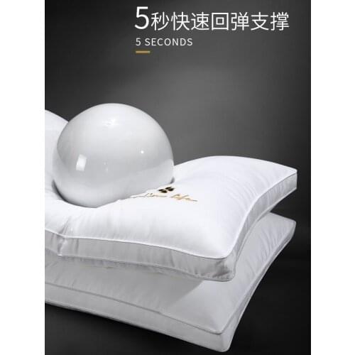 Dubai star hotel pillow single cervical protection pillow core a pair of cotton to help sleep double head home soft
