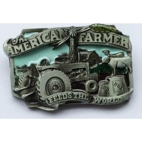 American Farmer Belt Buckle