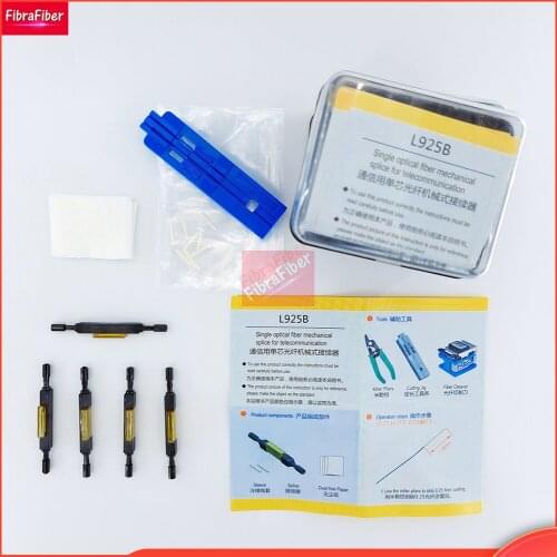 10pcs 20pcs 50pcs lot L925B Fiber Optic Quick Connector Optical Fiber Mechanical Splice for Drop Cable cold connector