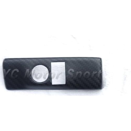 Dry Carbon Fiber 2&2 Twill Weave Matte Finish RSW Style Interior Trim Fit For 2008-2013 R35 GTR LHD Mirror Control Panel Cover