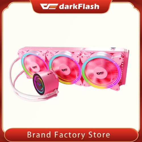 Darkflash ARGB Water Cooling PC Computer CPU Water Cooler RGB FAN Heatsink Integrated Radiator LGA INTEL 1151/2011/AM3+/AM4 AMD