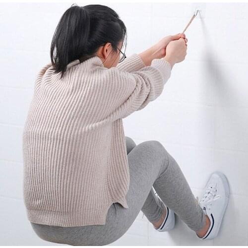 10 Pcs Home Strong Traceless Hooks Strong Adhesion Bathroom Kitchen Hanger Suction Cup Hook