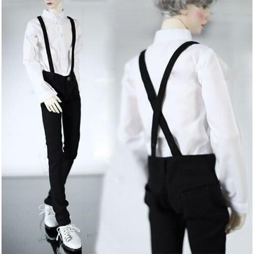 D01-P239 children handmade toy 1/3 1/4 uncle Doll Accessories BJD/SD doll clothes Pencil pants bib trousers 1pcs