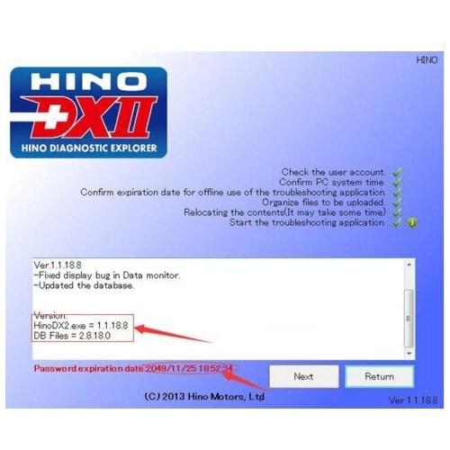 Hino Diagnostic eXplorer 2 - Hino DX2 1.1.18.8+Database+activator