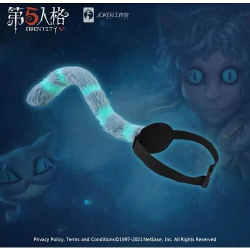 Game Identity V Cosplay Props Survivor Mercenary Naib Subedar New Skin Cheshire Cat Cute Long Tail 70cm
