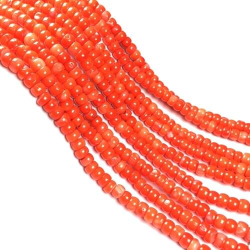 Artificial coral beads Cylindrical shape loose beads isolation bead for Jewelry Making DIY bracelet necklace Accessories