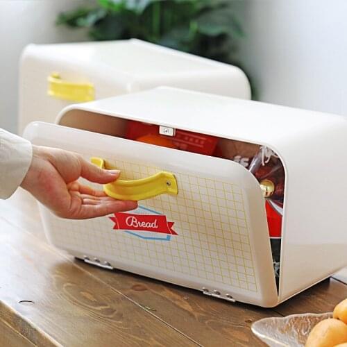 Food storage containers Desktop Snack Storage Box Kitchen Baking Bread Box Sundries Sorting Box pantry storage containers