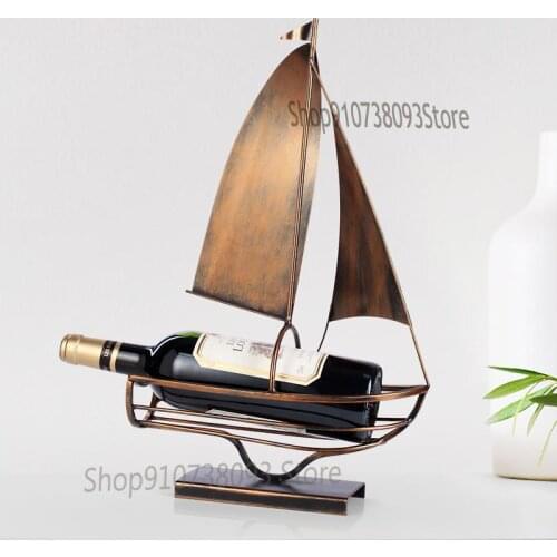 European Style Creative Wine Rack Decoration Modern Simple Personality Wine Bottle Rack Wine Cabinet Decoration Decoration Decor