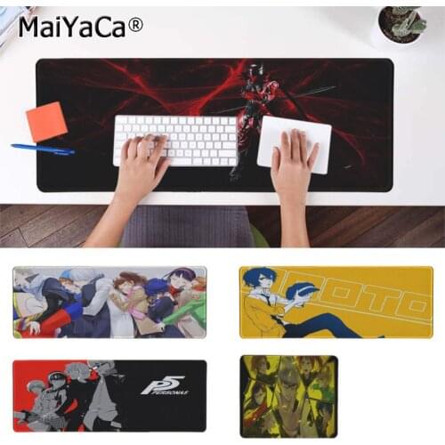 Maiyaca Persona 4 X Persona 5 Gamer Speed Mice Retail Small Rubber Mousepad Speed/Control Version Large Gaming Mouse Pad