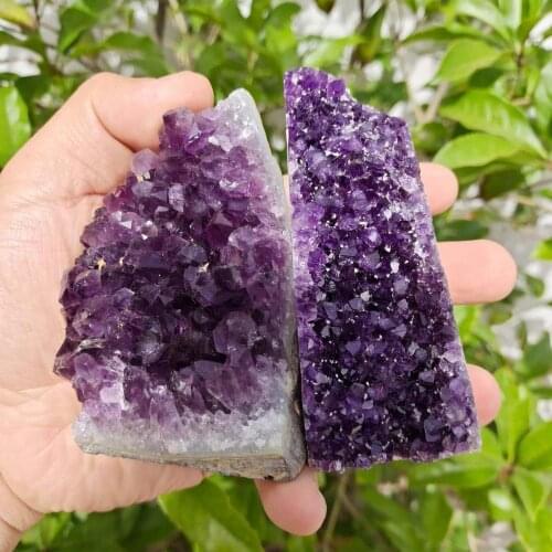 Natural Amethyst Quartz Crystal Cluster from Uruguay