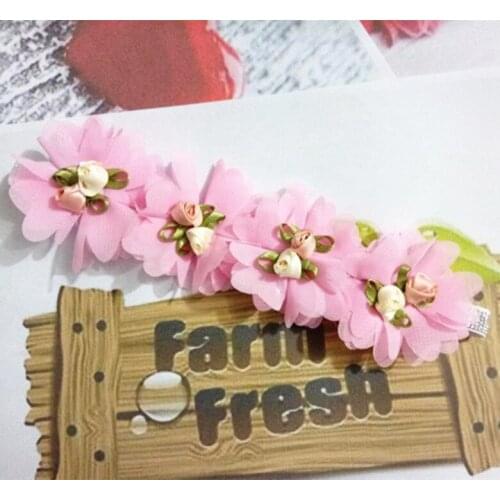 2020 New Baby Girls Headdress Toddler Girl Flowers Knit Headband Infant Children Photography Headwear Kids Hair Band Accessories
