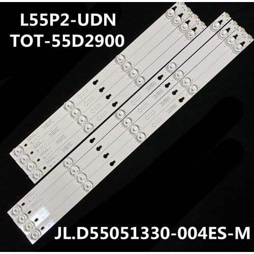 New Kit 8 PCS strip LED Backlight for L55P2-UDN TOT-55D2900 JL.D55051330-004ES-M JL.D55041330-004ES-M B55A658U 55U6700C 55D2900