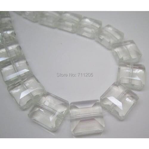 Wholesale 22pcs, 13mm Beautiful White Glass Square Loose Beads ,Min.Order $10,provide mixed wholesale for all items