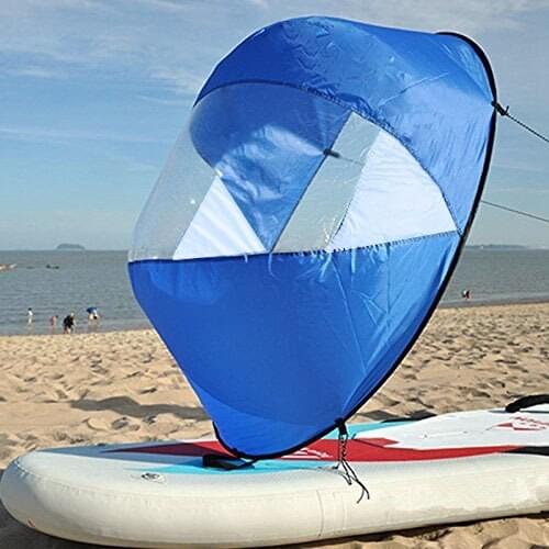 Foldable Kayak Boat Winds Sail Summer Surfing Wind Paddle Kayaks Sail Durable Downwind Paddle Rowing Boats Wind Window Drop Ship
