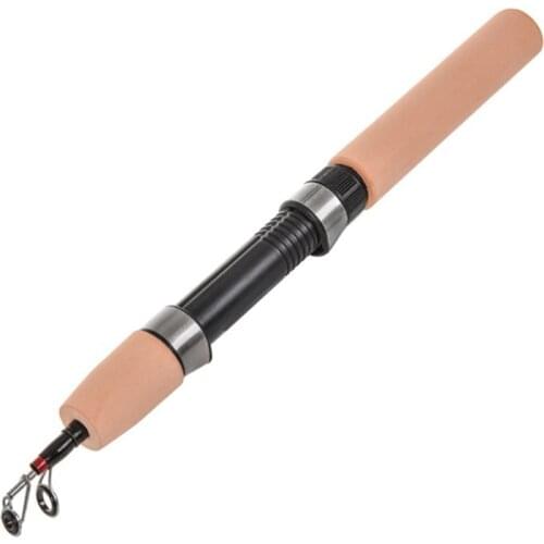 Ice Fishing Rod Winter Super Short FRP Fiber Lightweight Retractable Telescopic Outdoor Sport Fishing Pole For Freshwater
