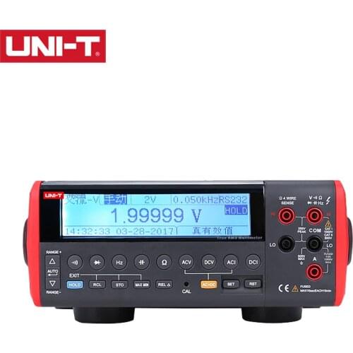 UNI-T UT805A Ture RMS LCD Bench Type Digital Multimeters 199999 Counts High-Accuracy RS232C And USB Standard Interface