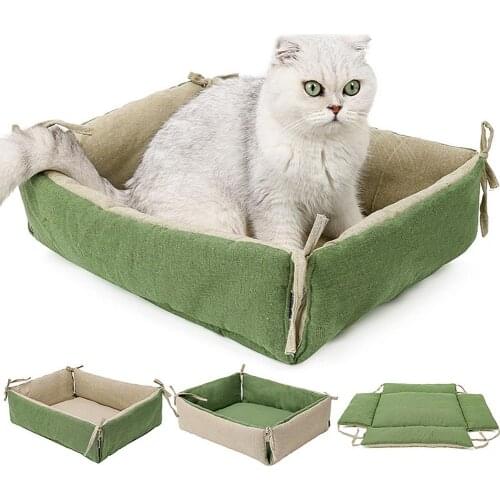High Quality Sponge Pets Dog Bed Mat For Small Medium Dogs Pet Blanket Double Sides Useful Puppy Cat Beds Mattress