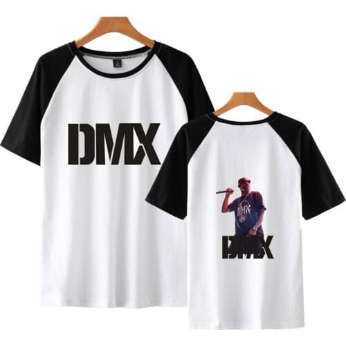 DMX-2D Men Women T-shirt Tops Patchwork Tshirt Fitted Soft Tee Shirt Clothes Fashion O-Neck Cotton T-Shirt Hip-Hop Casual Tee