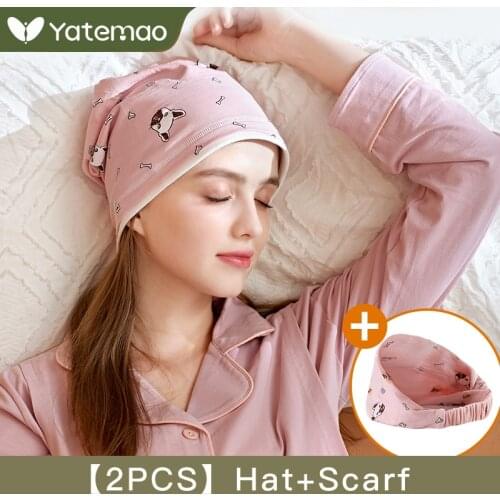 Puerperal spring autumn summer thin fashion lovely cotton maternity hat head scarf sit month son hair band products female