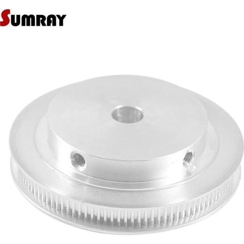 SUMRAY GT2 Timing Pulley 110T Bore 6/8/10/12/15/20/25mm Gear Belt Pulley 7/11mm width Synchronous Pulley Wheel for 3D Printer