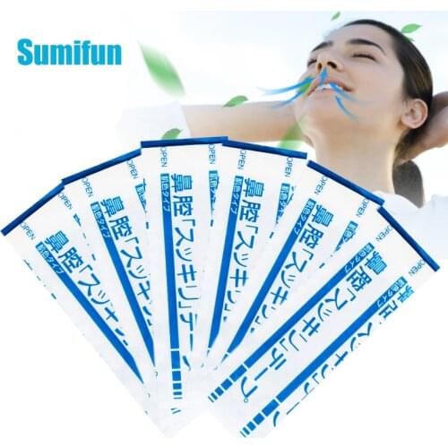 6/12PCS Sumifun Anti Snoring Stickers Nasal Strips Easy Breath for Sleeping Anti Snoring Nose Rhinitis Patch Health Care C1920