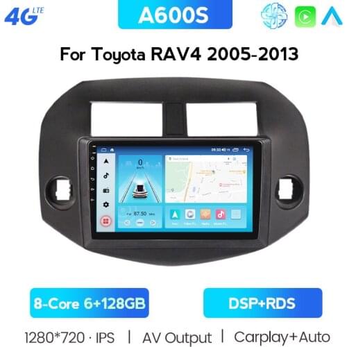 6G + 128G Android 10.0 Car DVD Player For Toyota RAV4 20012002-2006 Car Radio GPS Navigation WIFI RDS IPS Multimedia Player 2din