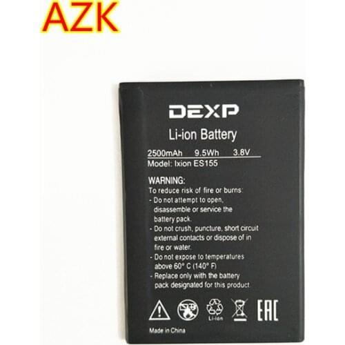 AZK New 3.8V 2500mah Replacement Battery For DEXP Ixion ES155 Vector Phone battery