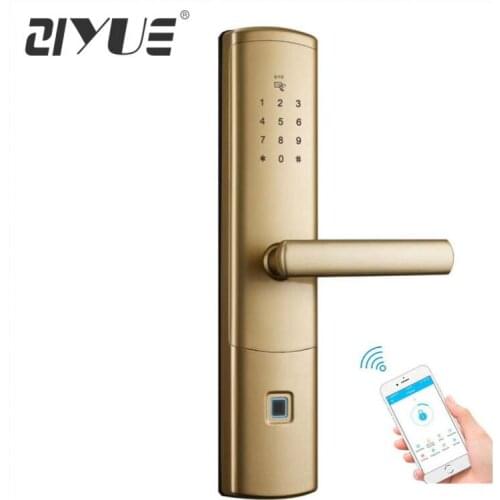 Electronic Biometric Fingerprint Keyless Digital Door Lock For Smart Home