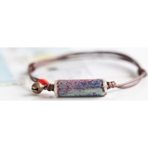 Fashion Return To The Ancients Handmade Ceramic Beads Charm Gift Womens Bracelet Fashion Jewelry Free Shipping #1541