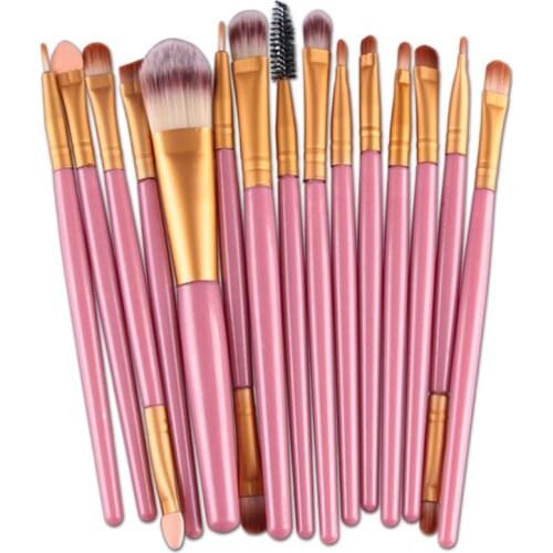 Makeup Eyeshadow Brushes Blending Set Prime Cleaner White Eyelash Purple Angled Eyebrow Mini Bronzer Black Pincel Maquiagem Kit