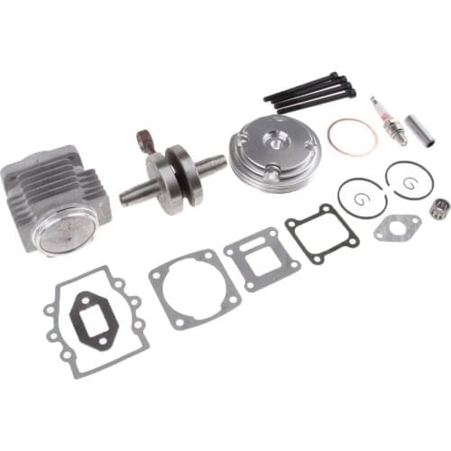Gas Engine Motor Kits DIY Dirt Bike 49cc 2 Stroke Big Bore Top End Kit Stable Performance