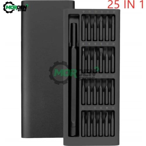 New 25 in 1 Precision Screwdriver Kit Multi-Tool Alloy Magnetic Screwdrivers Set Repair Set Dropship