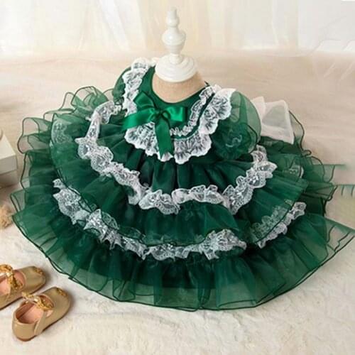 Toddler Baby Girl Infant 1 Year Birthday Girl Dress Lace Tutu Party Wedding Baby Girl Baptism Princess Dress Christmas Costume