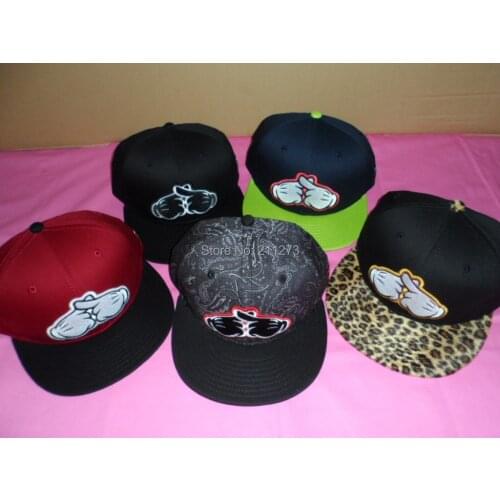 Wholesale,snapback hat cap,oem,embroidery,free shipping,black crown,green brim,moq 50 pcs,100% cotton,accept custom snapback hat