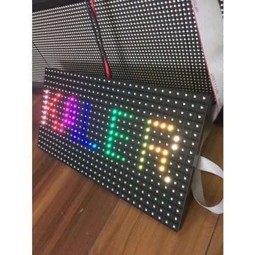 Kaler Indoor 320*160mm 32*16pixels 3in1 SMD 1/8s RGB P10 full color LED module screen for Advertising media text pictures video