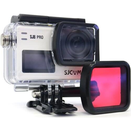 SJCAM SJ8 Waterproof Case /Shell Lens cap Housing filter/Diving UV/CPL/Red Cover for Sj8 Pro/Plus/Air Action Camera Accessories