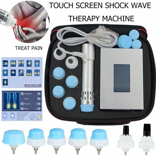 Shockwave Therapy Machine Portable Device For ED Treatment Shoulder Elbow Pain Relief Body Massage Touch Screen Shock Waves New