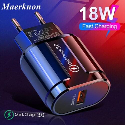 USB Phone Charger Quick Charge 3.0 Fast Charging For iphone 12 pro Samsung Huawei Xiaomi Phone tablet 5V 3A Universal Chargers