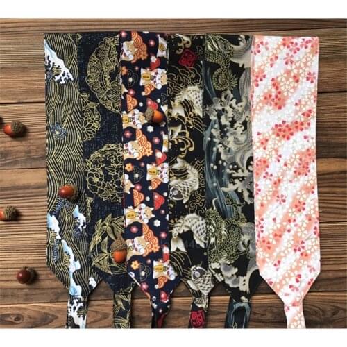 10Colors Japanese Kimono Traditional Dress Obi Belt Women Girl Bronzing Harajuku Wave Multi Sizes Bandage Sexy Girdle Print Belt