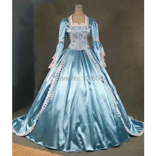Victorian Corset Gothic/Civil War Southern Belle Ball Gown Dress Halloween dresses US 4-16 V-341
