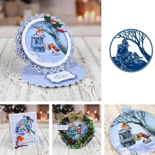 Winter Mornings Die Set Cutting Dies Scrapbook Diary Decoration Stencil Ebossing Template DIY Greeting Card Albums 2021