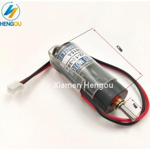10 Pieces DHL Free Shipping Ryobi ink key motors Offset printing part TE16KJ2-12-384 Ryobi ink key motor with electric wire