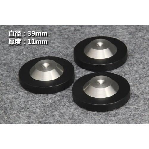4PCS high-end Stainless Steel Spikes Feet/Foot For Amplifier 39mm *11mm pads