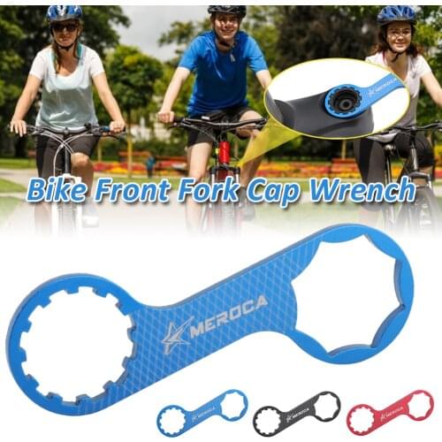 Aluminum Bicycle Front Fork Cap Wrench for SR Suntour XCR/XCT/XCM/RST MTB Bike Spanner Front Fork Cap Removal Tool Practical