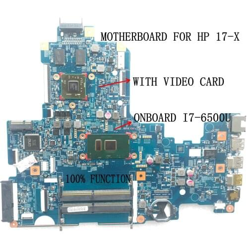FAST SHIPPING. AVAILABLE.100% WORKING. 17-X Laptop Motherboard For HP 17-X MAINBOARD,WITH CPU I7-6500U +GPU