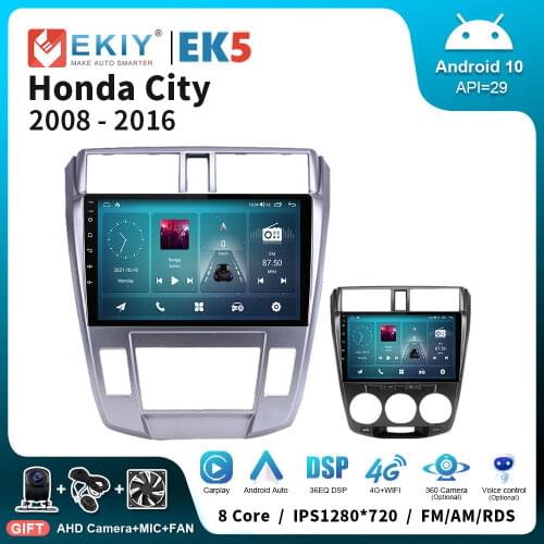 EKIY All-in-One Android 10 Car Radio For Volkswagen Touran 1 2003-2010 GPS Navigation Multimedia Player Stereo Autoradio No DVD